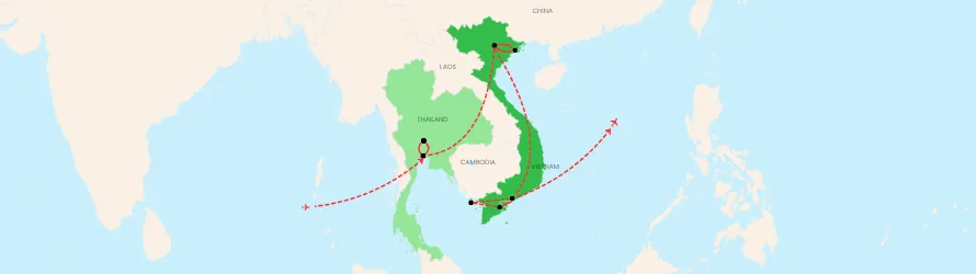 Bangkok to Vietnam Tour